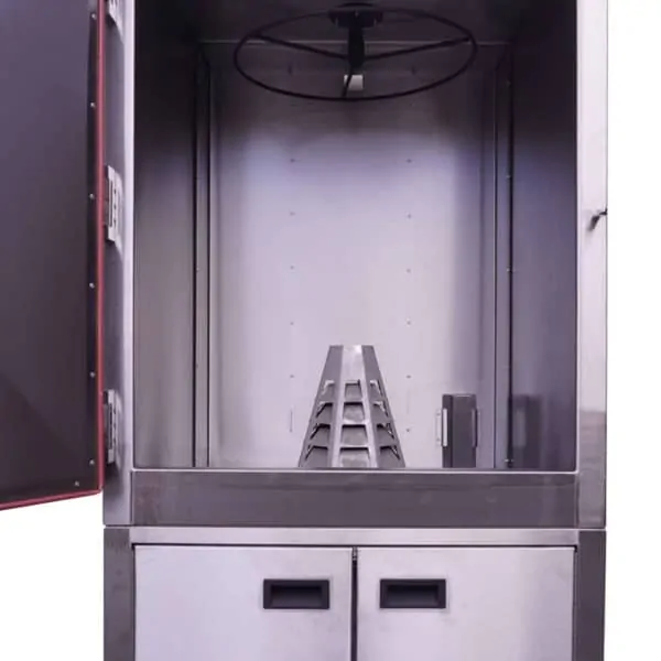heat cone inside roaster oven